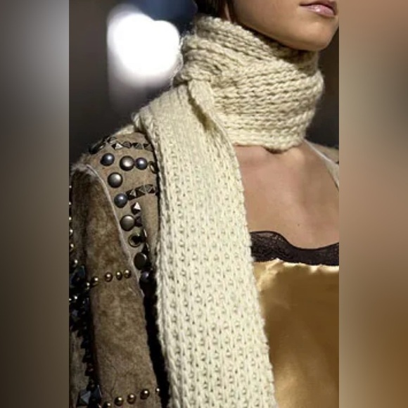 Dolce & Gabbana Vintage Suede Heel Boots Studded Square Toe Runway 2002 Y2K 36.5 - Picture 10 of 16